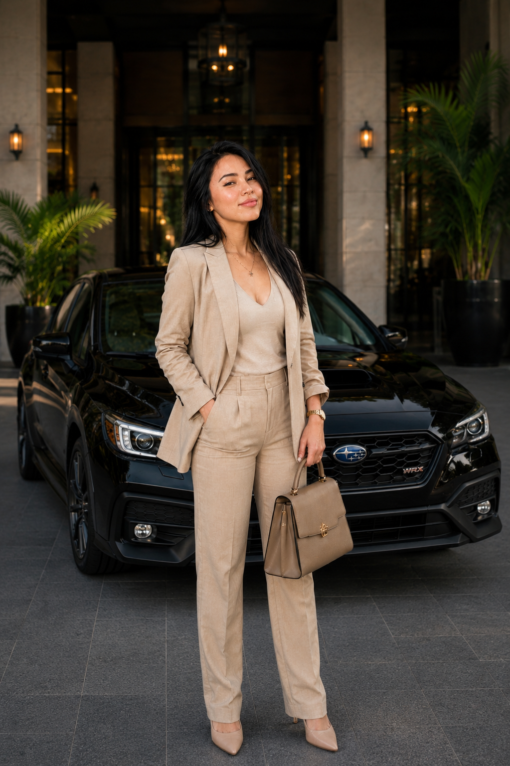 Natalia in Dubai, luxury lifestyle portrait